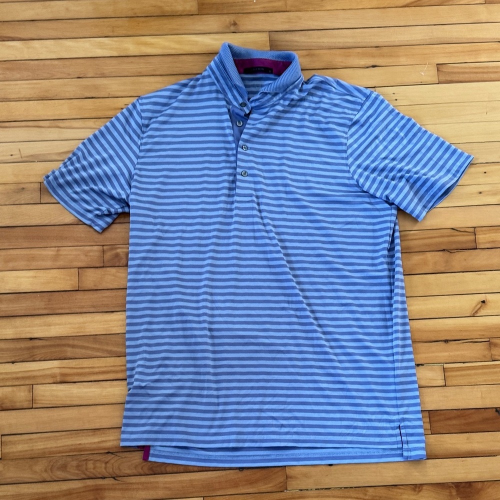 Greyson striped polo shirt